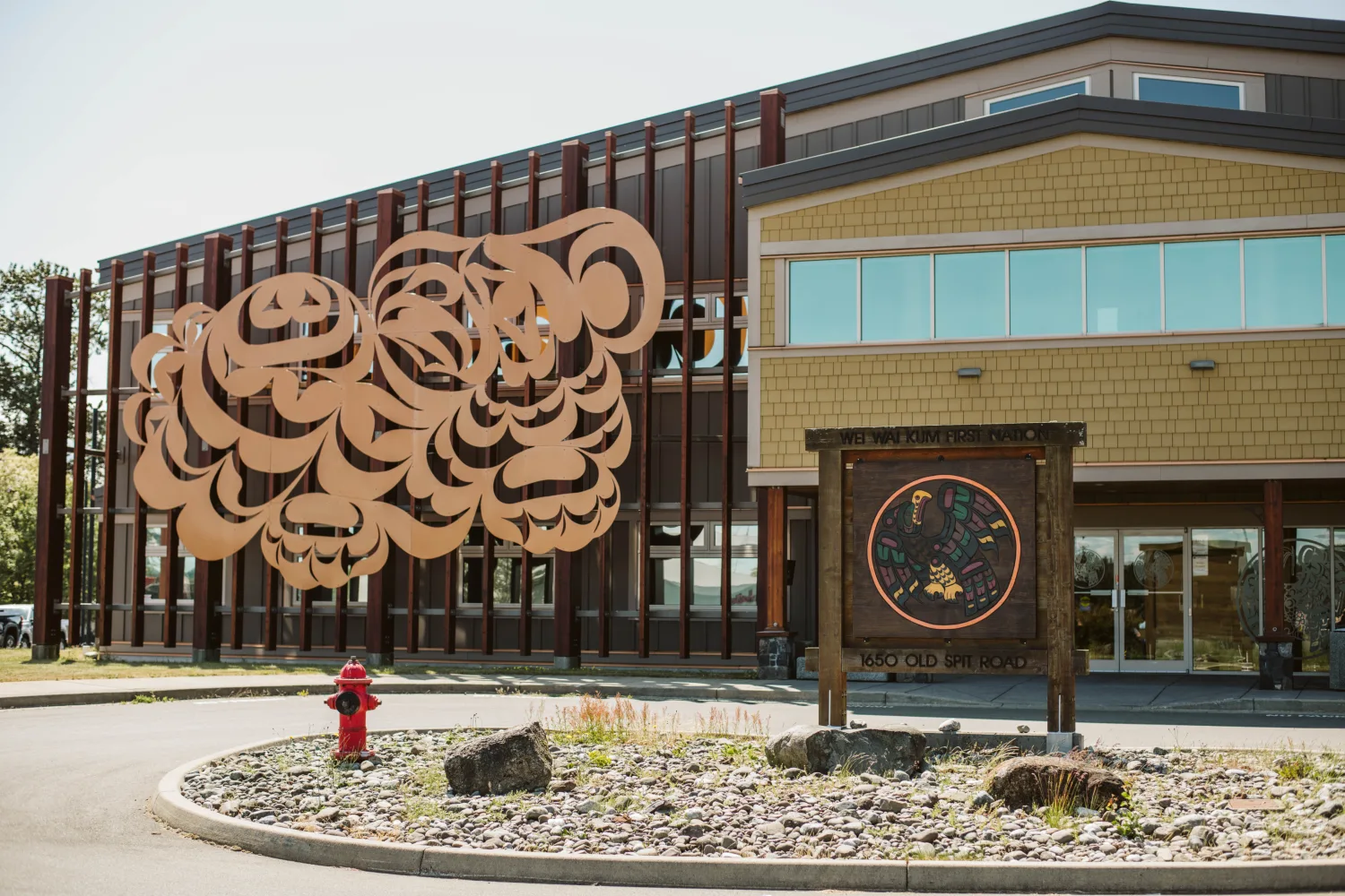 Wei Wai Kum Nation Office in Campbell River